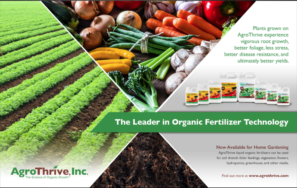 AgroThrive liquid organic fertilizers